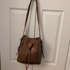 Vintage Coach Leather Bucket Bag
